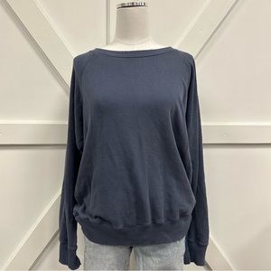 Aerie Distressed Crewneck Sweatshirt